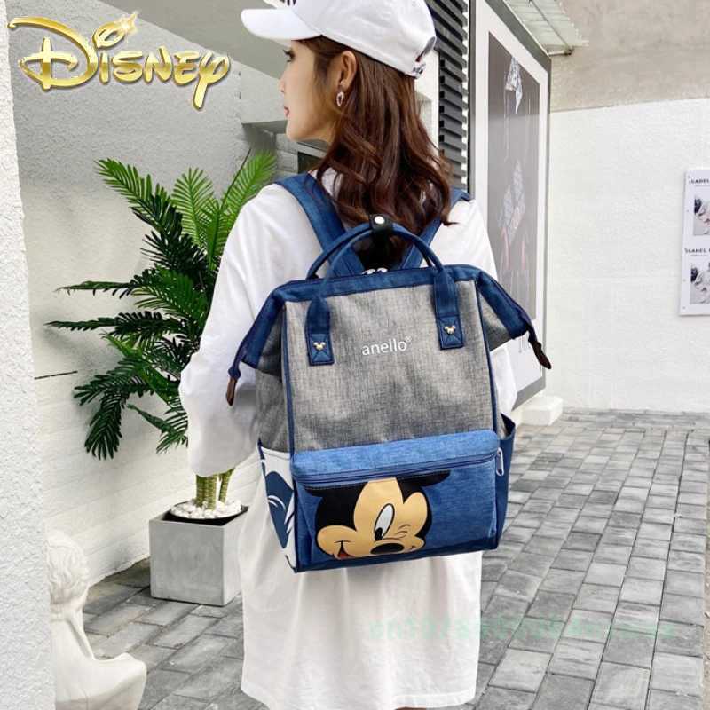 Disney Mickeys new dial bag backpack cartoon baby bag multifunctional large capacity baby dial bag fashion trendXJ250412