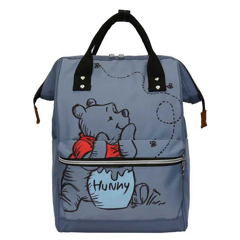 Disney Winnie The Pooh Backpack Anime Large Capacity Travel Mommy Bag Womens Backpack knapsack Cartoon kids schoolbag giftXJ250414