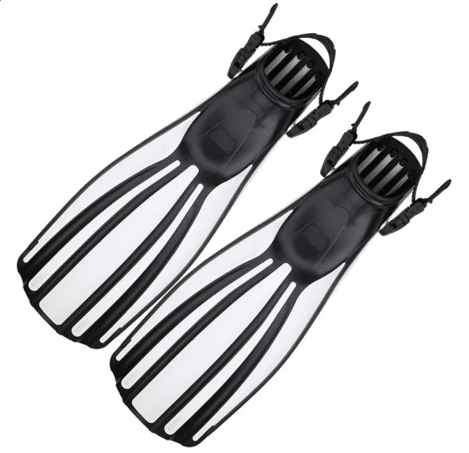 Diving adjustable open heel diving shoes deep diving lungs long fins mid-length fins marine diving fins 250411