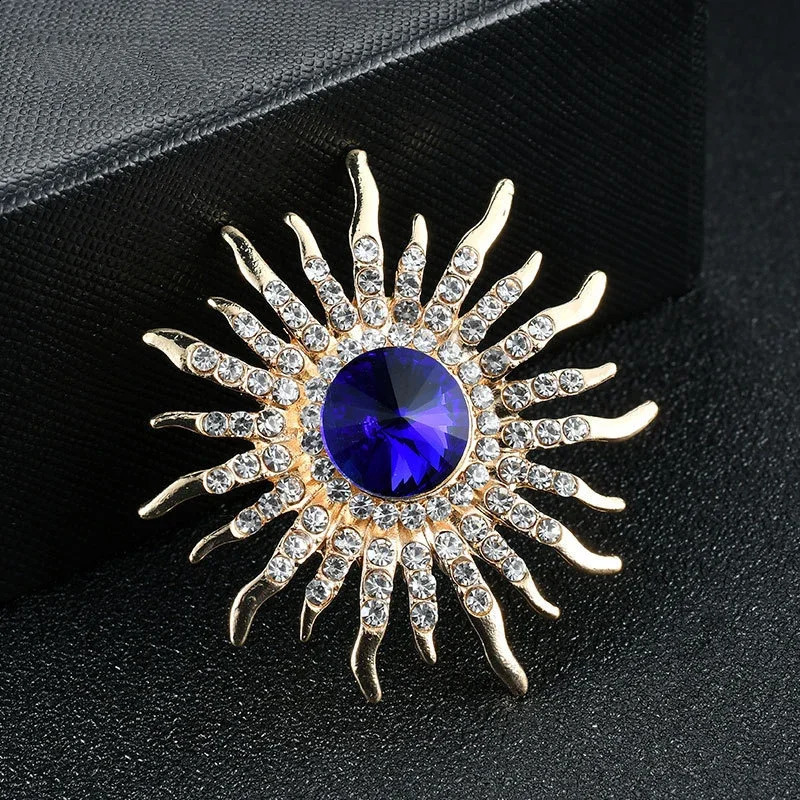 y and elegant ordinary size colored crystal brooch rhinestone pearl mens womens clothing accessories jewelry 250410