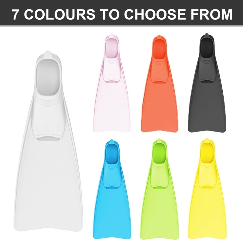 Professional Flexible Diving Fin Comfortable Snorkeling Swimming Flippers Assistant Equipment for Underwaters Swimming 250411