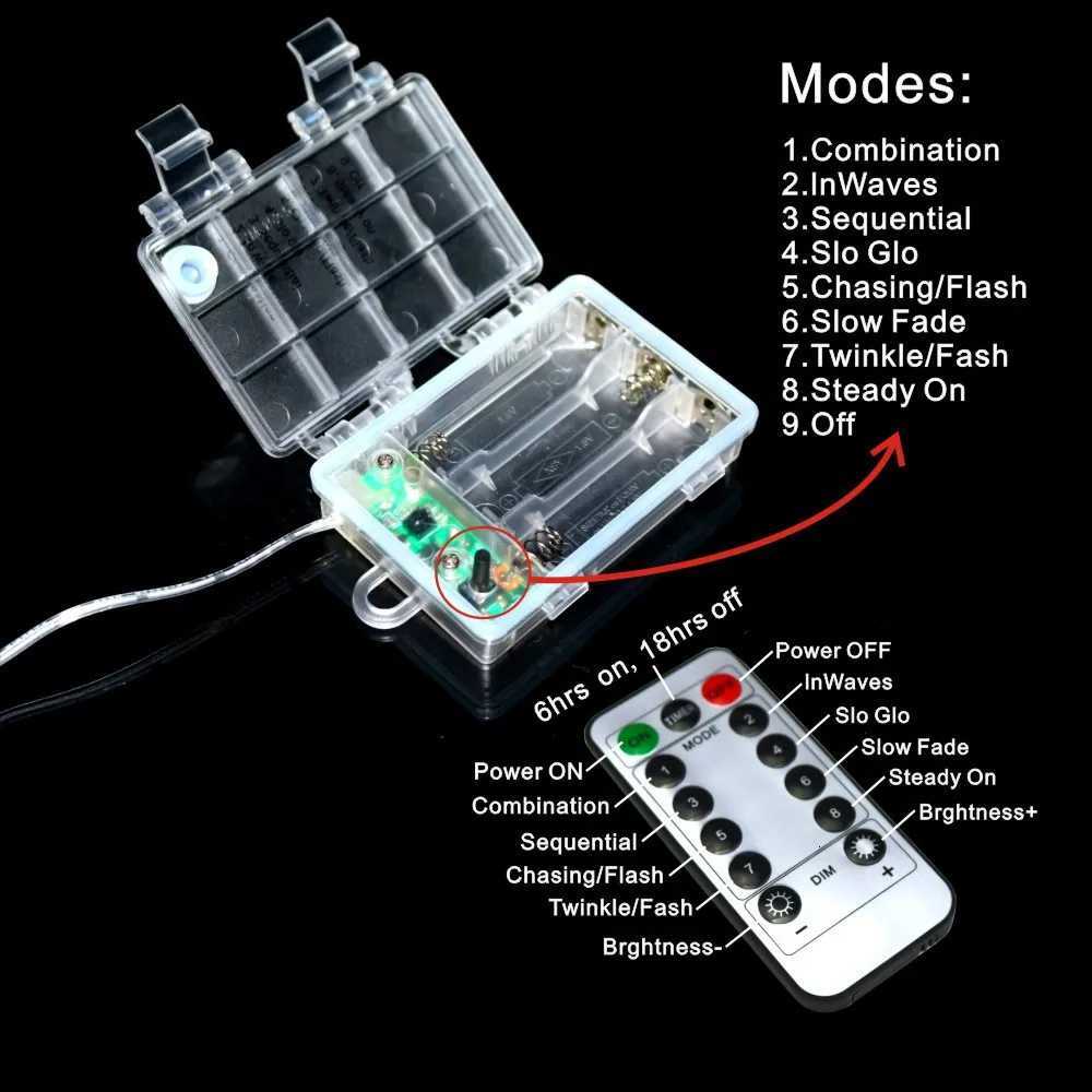 Battery/USB Operated Snowflake Curtain LED String Lights IndoorOutdoor Decor 2024 Christmas Holiday Party Lighting Wedding Deco M251113