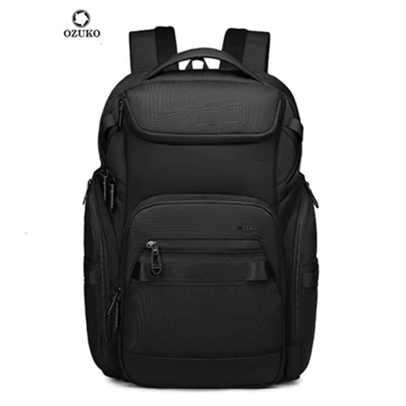 OZUKO Men Multi Compartment Multifunction Large Capacity Waterproof Backpacks 15.6 Laptop Backpack Travel Business Bag