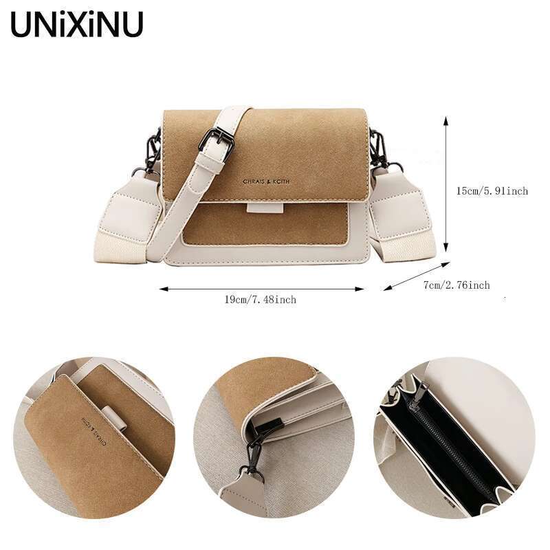 UNIXINU Fashion Small Flap Crossbody Bags For Women 2023 Suede Mini Ladies Shoulder Bag Women's Cell Phone Purse Handbags