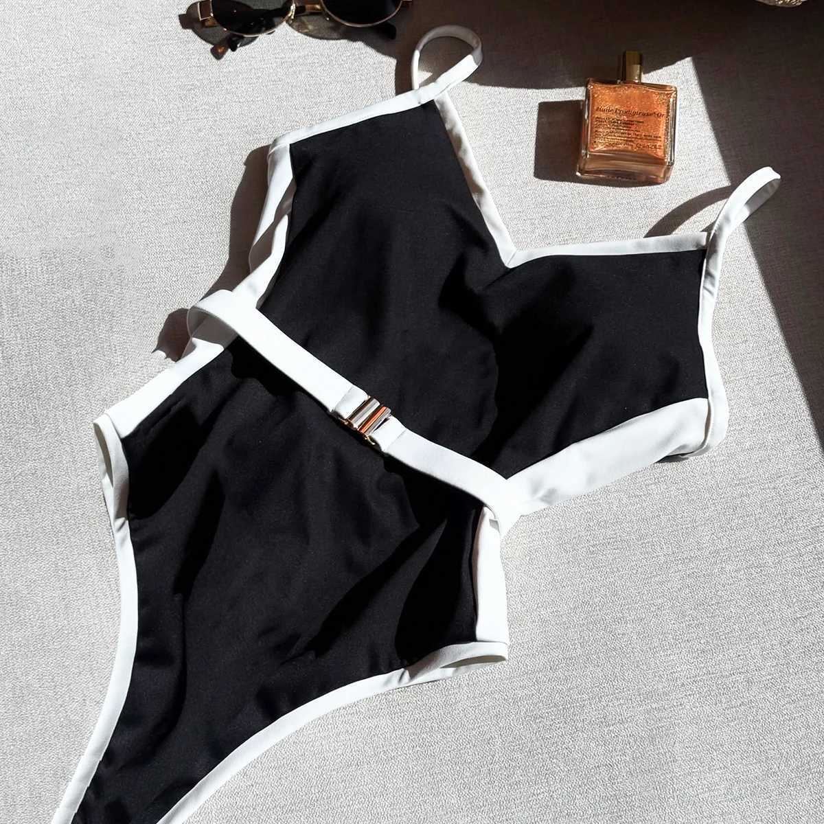 Sexy Women One Piece Swimsuit Female Swimwear 2025 Monokini Swimming Suit Bathing Suit High Waist Biquini Push Up BeachwearW251113