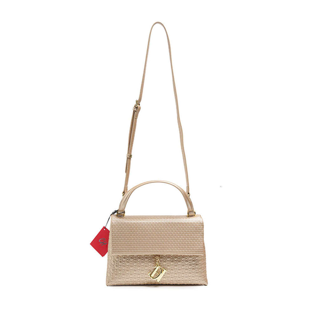 CHHC 2025 New Women's Style Textured Shoulder Bag With Embossed Patterns, Versatile And Popular Handbag