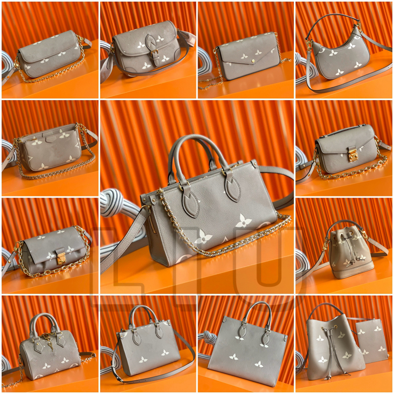 Mirror Quality bags Tote bag Designe Women Crossbody bag Fashion Shoulder Bag Luxurys Handbags Dove Cream Bicolor Leather Shopper bag wallet