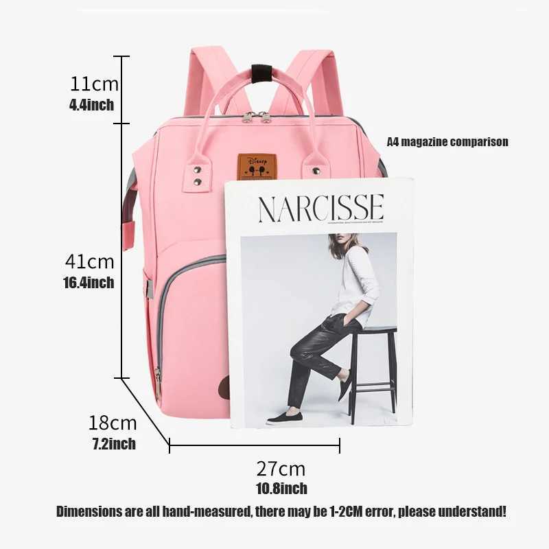 Disney Mickey New Fashion Diaper Bag Baby Diaper Bag Travel Cart Bag Large Capacity Mom Maternity Backpack Baby Maternity BagXJ250412