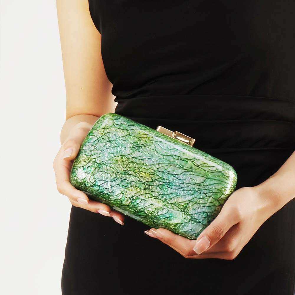 Womens New Single Shoulder Diagonal Cross Bag Acrylic Bag Fashion Wedding Banquet Handbag