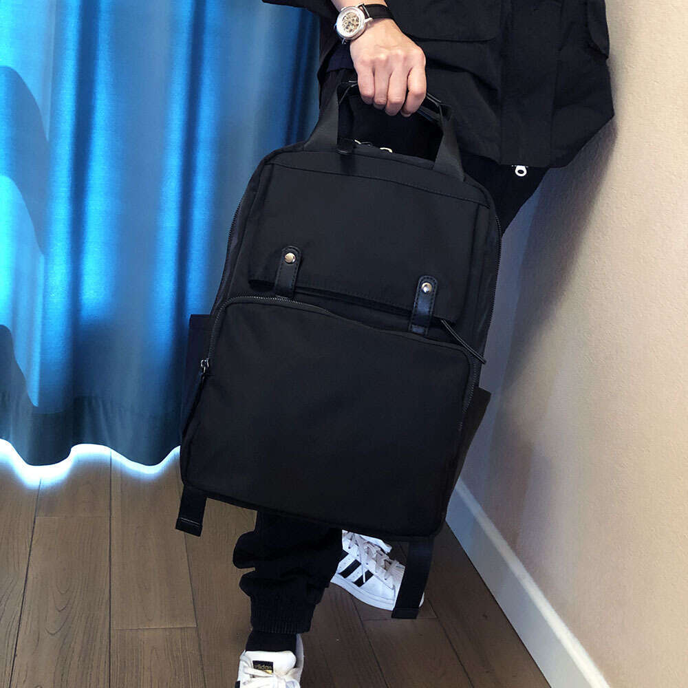 Backpack college style Oxford cloth waterproof lightweight computer men's backpack travel bag