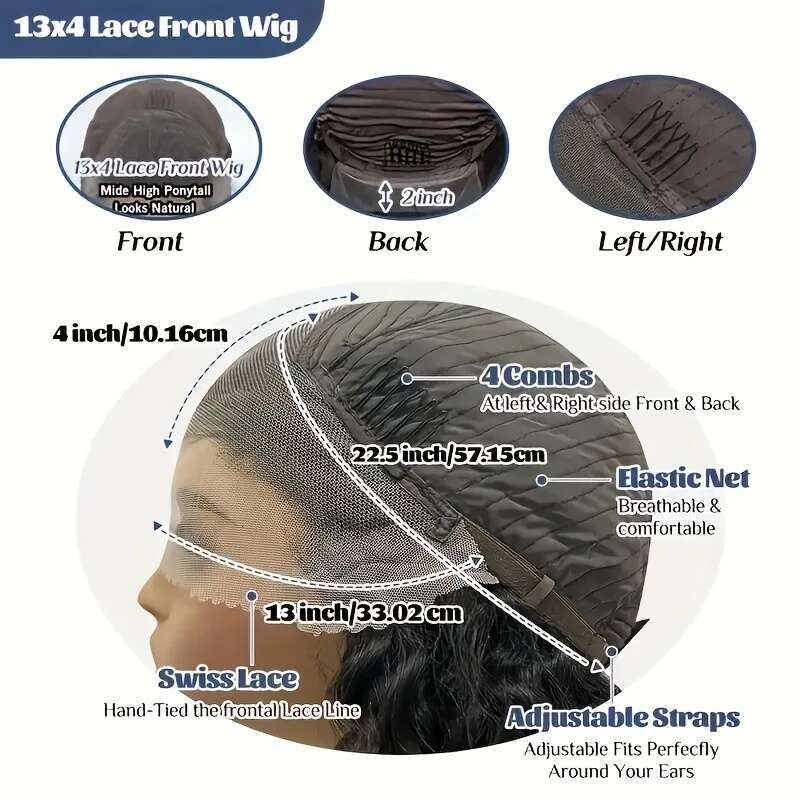 Halloween Highlight Front 1B/30 Black And Brown Deep Wave Glueless Cut 13X4 HD Lace Frontal Wig Human Pre Plucked With Baby Hair 180% Density Party Wi