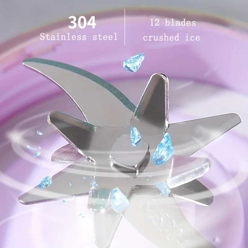 New Portable Juice Maker Blender for Shakes Smoothies 700ML Durable Juicers Steel Blades 2 In 1 Blender Bottle Smoothie Portable C251113