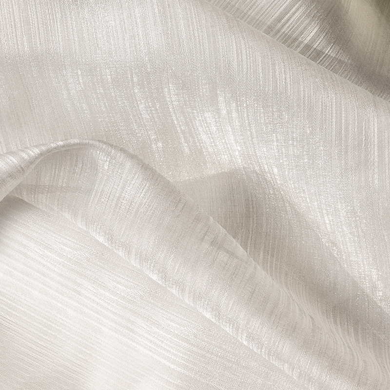 T0379 Gilded gauze French light luxury gauze curtain dream gauze translucent semi-transparent gauze curtain living room balcony gauze floating window 