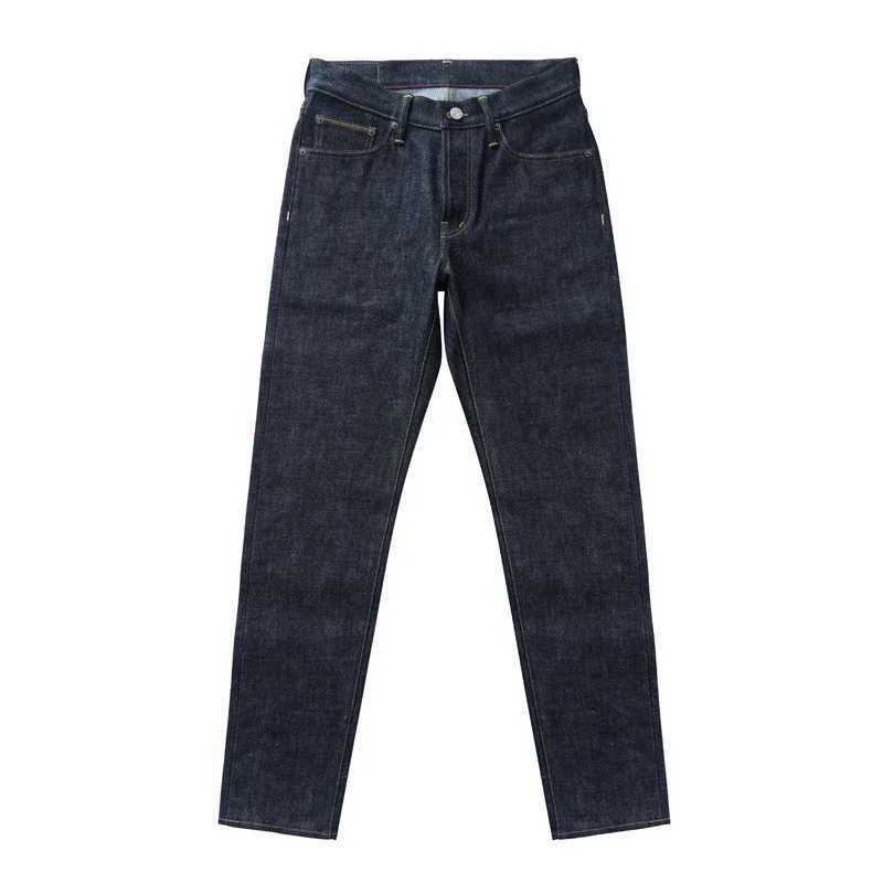 SAUCE ORIGIN 1A915-AG Mens Jeans Selvedge Denim Jeans for Man Silver Button Taper Fit Handmade 15 Oz M251113