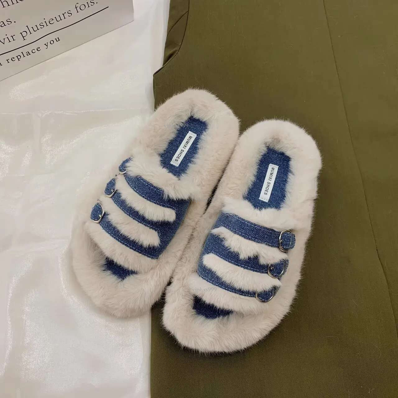 New Free Shipping Designer Shoes Fan Gui Niche Design Sense Thick Sole Height Increasing Fairy Slippers For Outdoor Wear Internet Autumn And Winter La