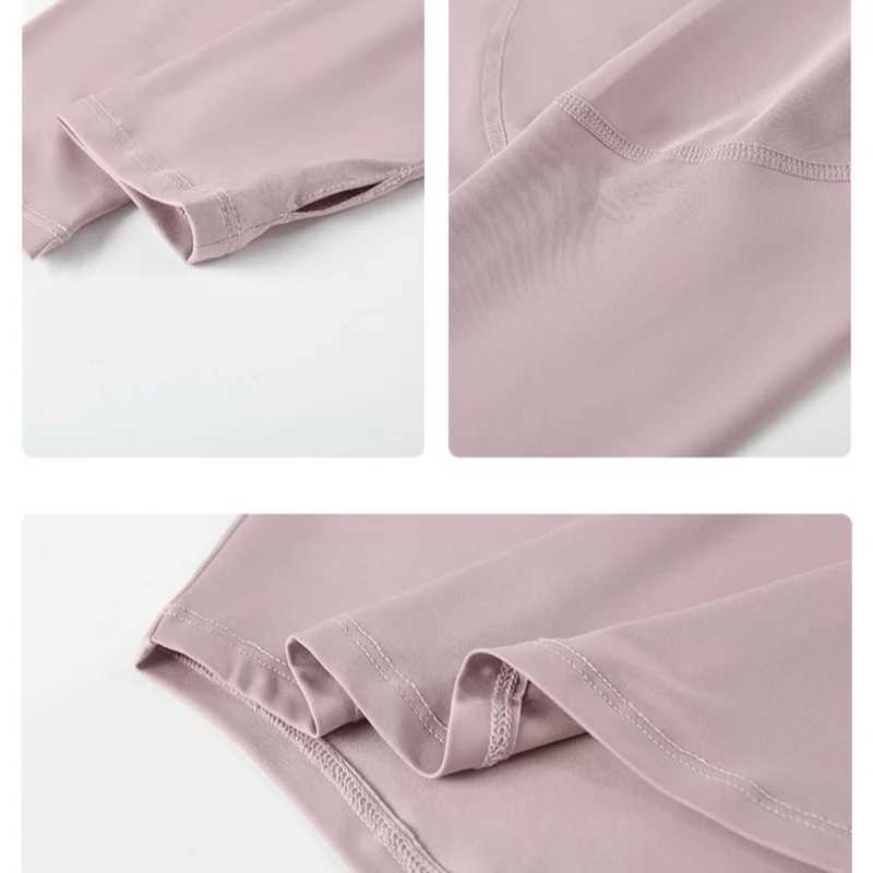 DRUR Women Long Sleeve Yoga Shirt Quick Dry Breathable Workout Top O-Neck Lightweight Pilates Running Tee Activewear Gym Clothes J251112