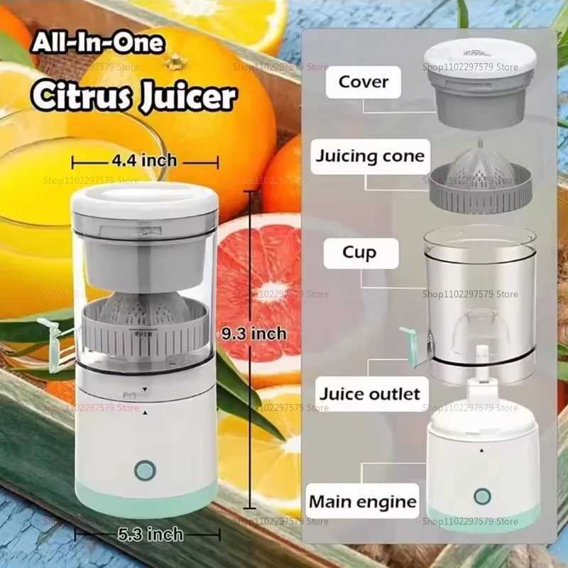 Portable Electric Juicer USB Charging Orange Lemon Fruit Blender Mini Household Personal Juice Squeezer Mixer Citrus Juicer C251113