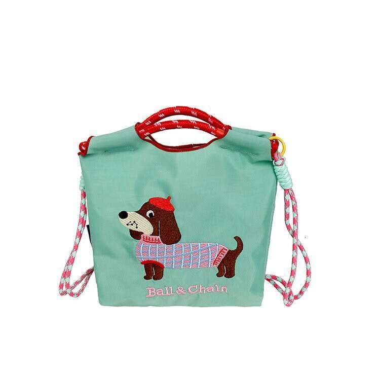 Women's new cartoon handbag trendy sausage dog shoulder crossbody explosive casual fashion bag for women