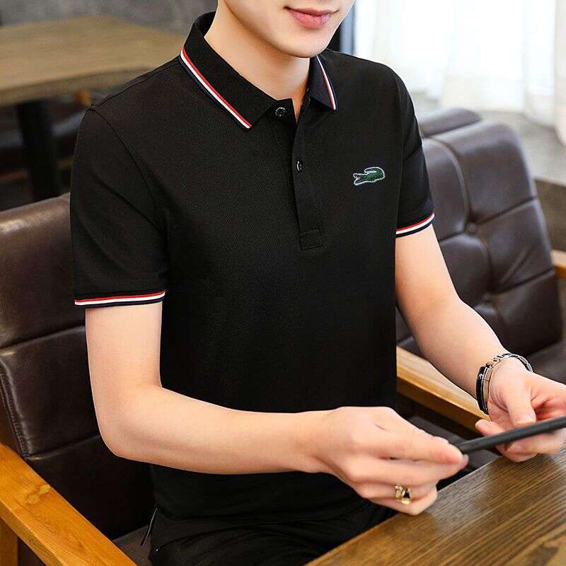 Noble Crocodile Embroidery Summer LANTI KAST Polo Shirt Short Sleeve T-Shirt Trendy Turn-Down Collar Loose Sport Fit designer hoodie Plus Size Youth M