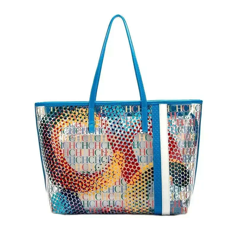 CHHC Colorful Women's Handbag Outer Double Transparent Design Exquisite And Innovative Bag Trendy Brand