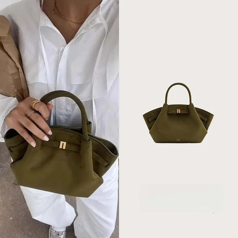 2025S New Model Designer Bag Dumpg Bun New Premium Suede Commuter Large Capacity Handheld Single Shoulder Tote Bag Totebag Handbag