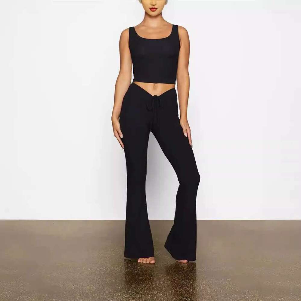 Women's Wear Kim Drawstring Pleated Slim Slacks For Women