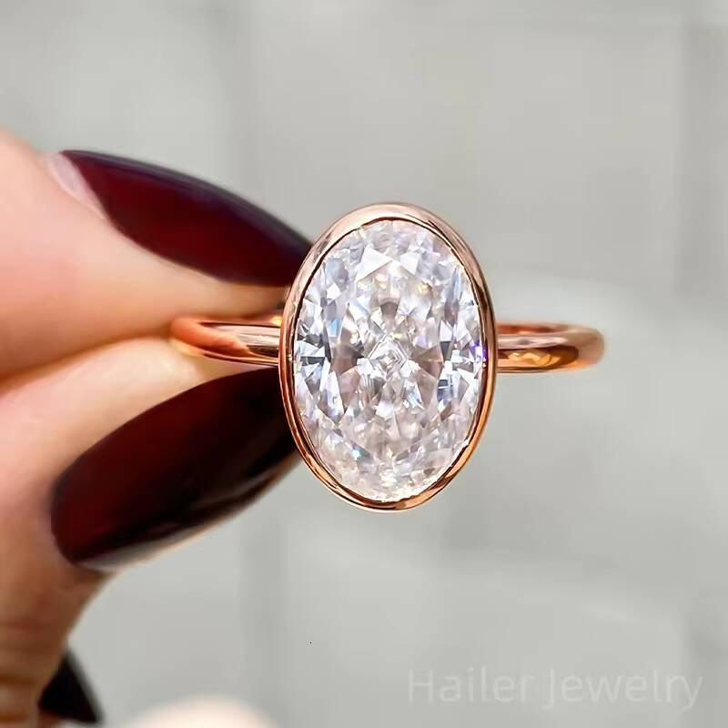 IGI Certified 45ct D VS1 Solitaire Diamond Ring Gold Rings for Women 18K Real Gold Diamond Lab Ring