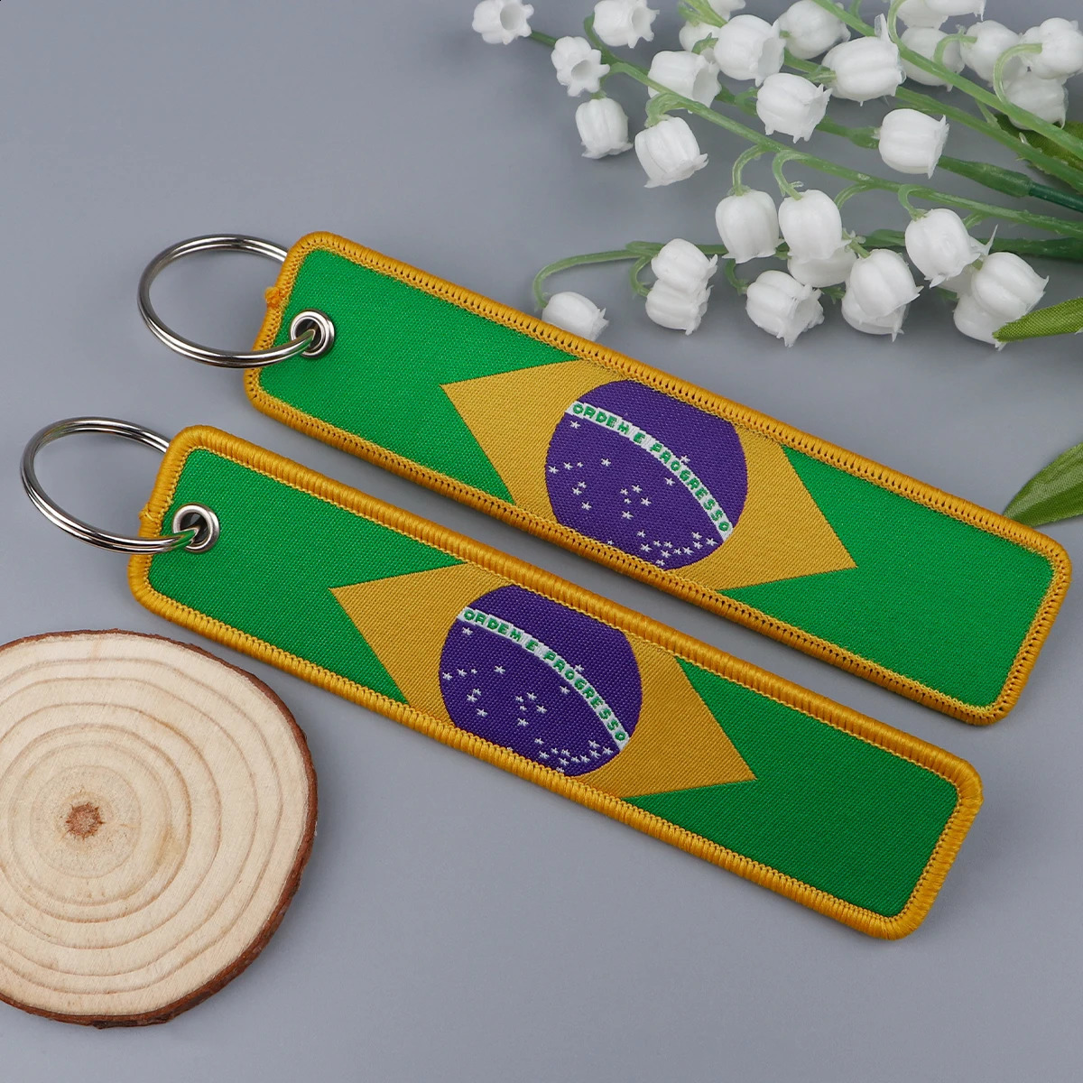 National Flag y Key Cool Person Label Car Keychain Bracket Accessories Friend Gift 1PC 250410