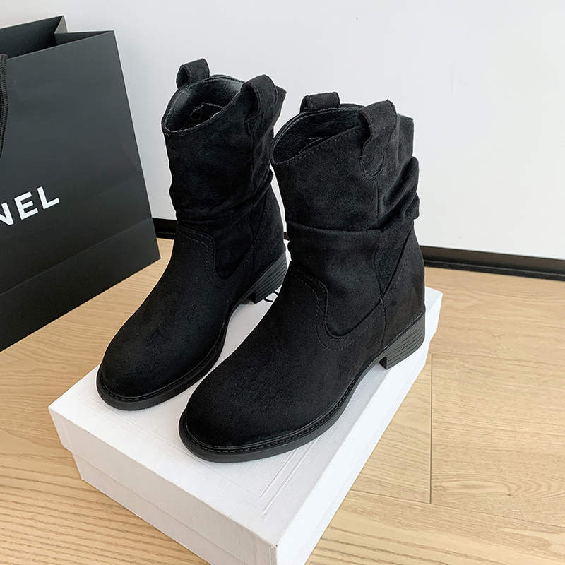 Womens ankle boots natural fur warm winter boots denim shoes womens snow boots 241213