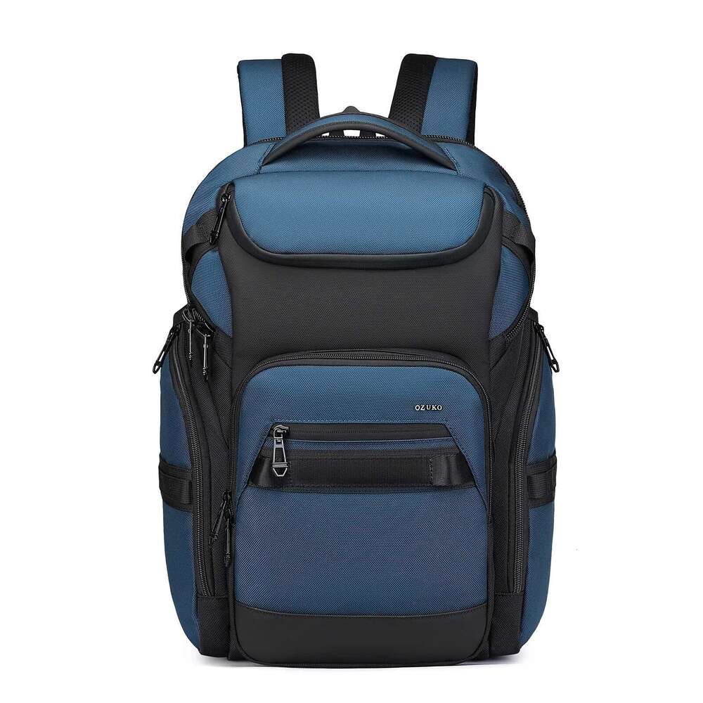 OZUKO Men Multi Compartment Multifunction Large Capacity Waterproof Backpacks 15.6 Laptop Backpack Travel Business Bag