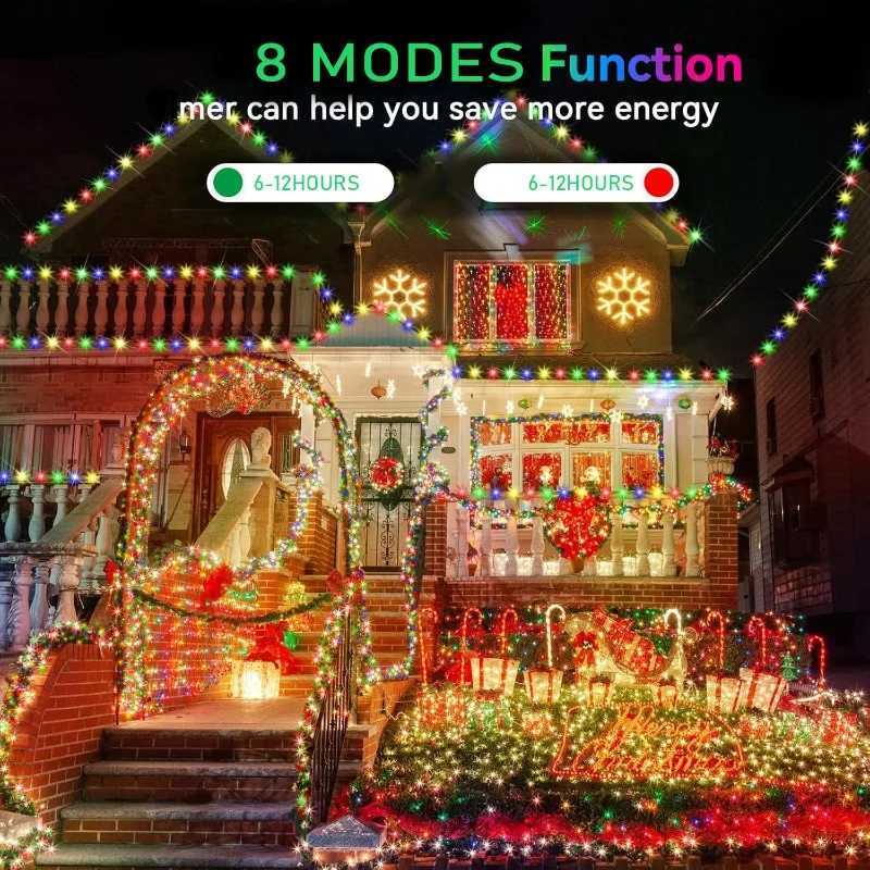 Solar String Lights Outdoor Garden LED Lights Solar Powered Waterproof Solar Fairy Lights for Patio Yard Wedding Christmas Party M251113