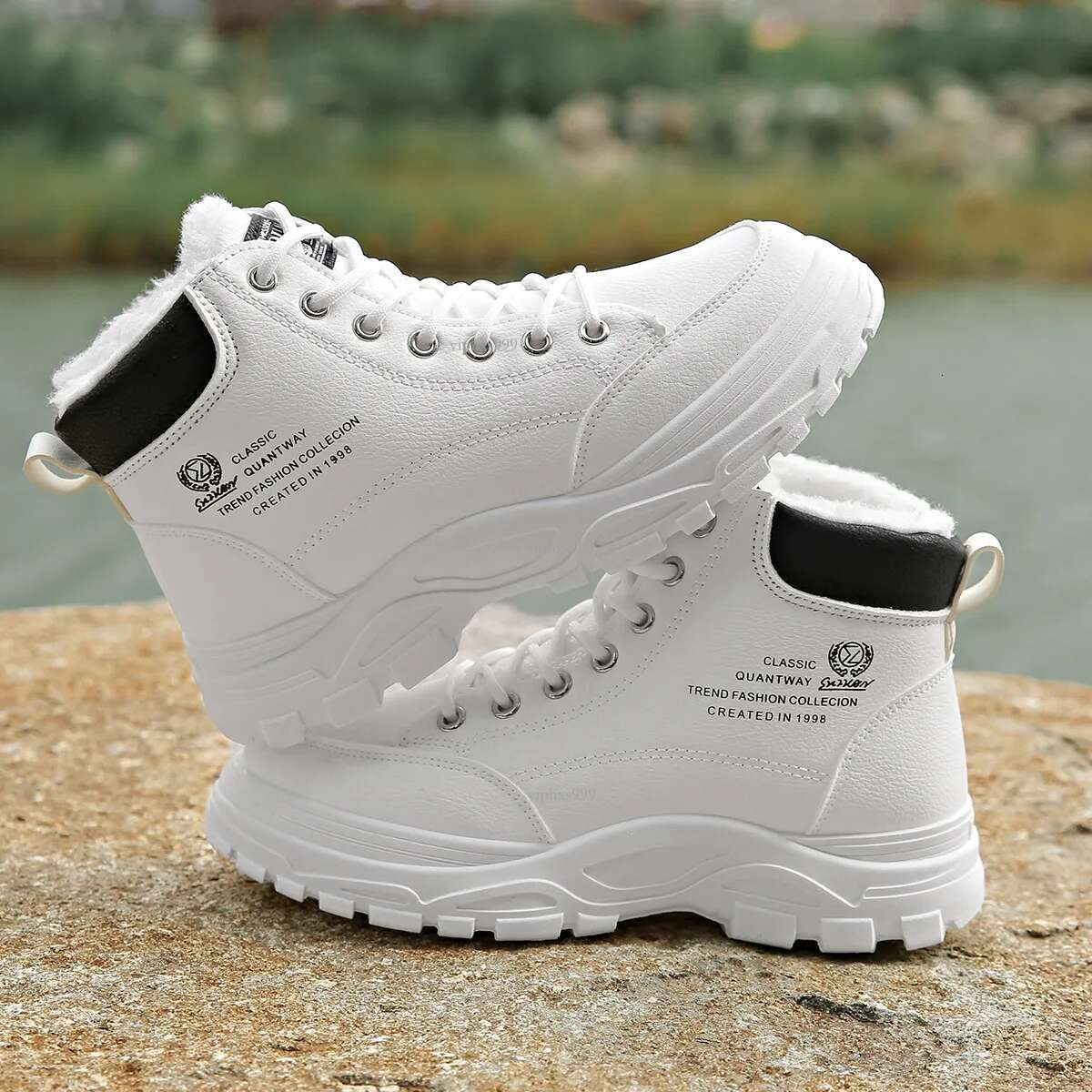 2025 New Free Shipping Designer Shoes High Top Shoes Plush Winter Snow With Thick Soles Versatile Plush Cotton Boots For Women