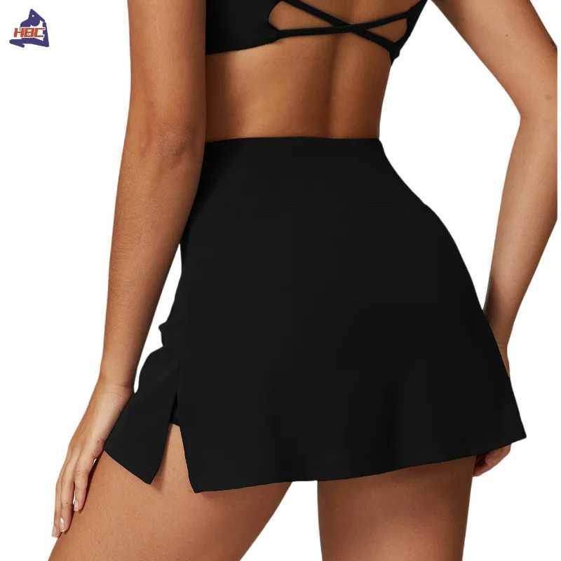 New Quick Dry Tennis Womens Running Outdoor Sports Pantskirt Fitness Skiing Fitness Gym Sportswear Inner Short sleeved Activity Clothing Y250412