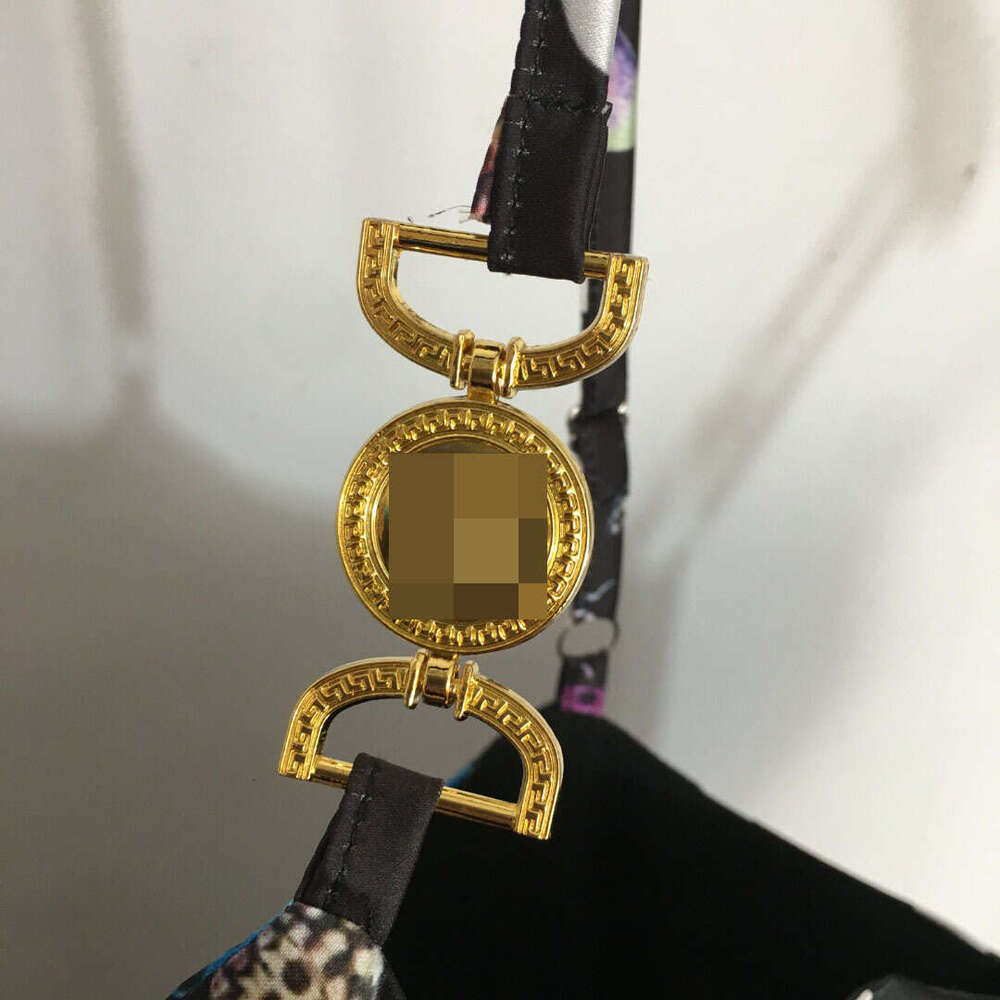 Designer clothing 2025 Southern Oil Hot Selling Butterfly Wave Dot Pattern Printed Popular Medusa Shoulder Buckle Fashion Strap Dress