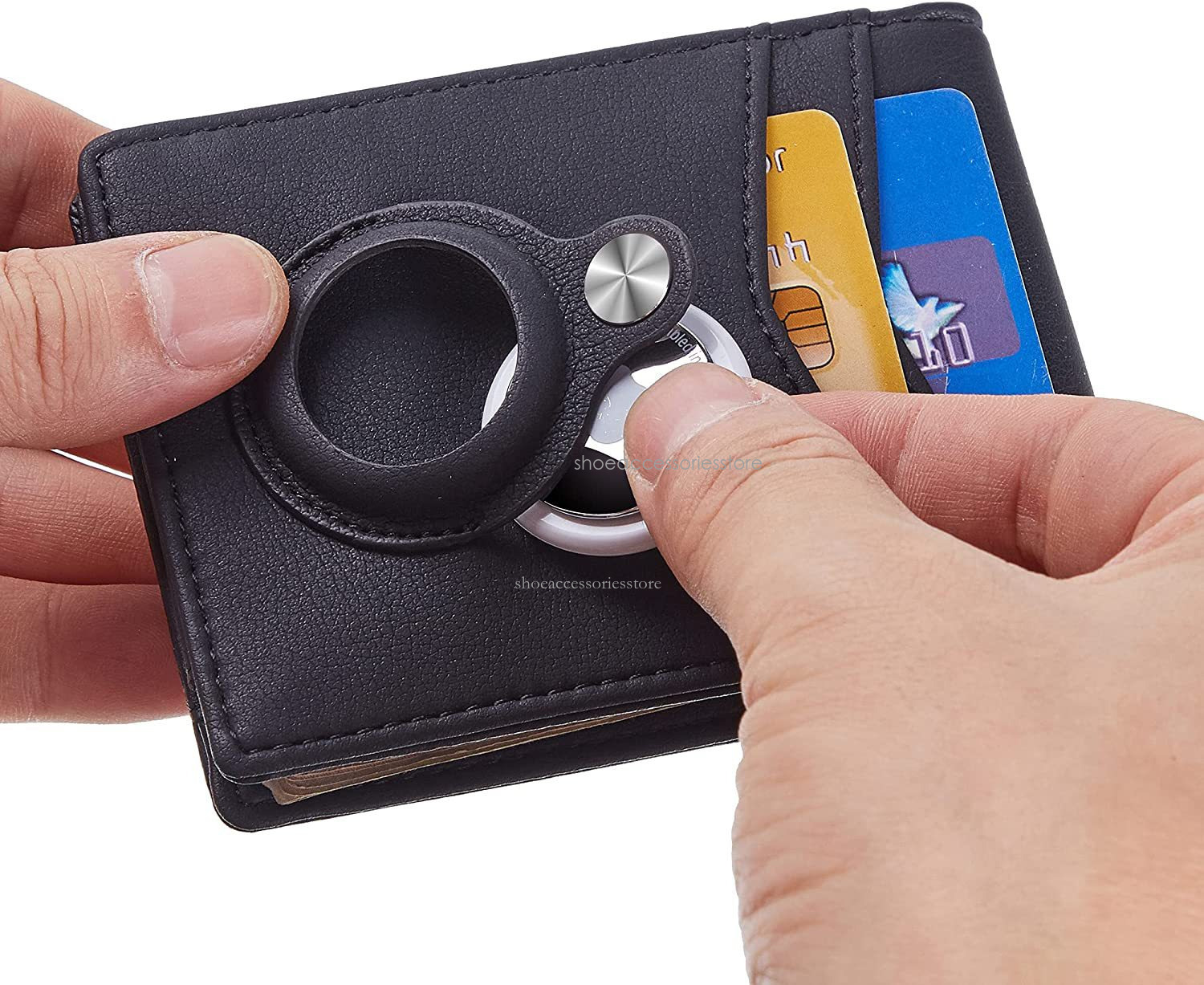 2025 Designer's Wallet Leather Secure Anti Theft Card Swipe Bag High End And Elegant Men's Business Card Holder Bag Multi Card Slot Portable