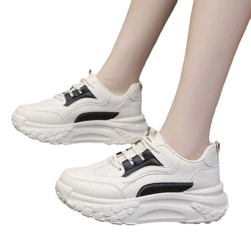 New Free Shipping Designer Shoes Thick Soled Versatile Dad 2025 Spring And Autumn Style Small Height Increase Student Casual Sports Shoes For Women