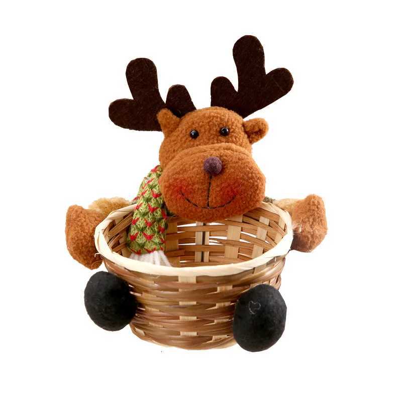 Christmas Merry Christmas Candy Storage Basket Santa Claus Storage Basket Christmas Candy Storage Basket Decoration 2025 Xmas Gifts Box Y251113
