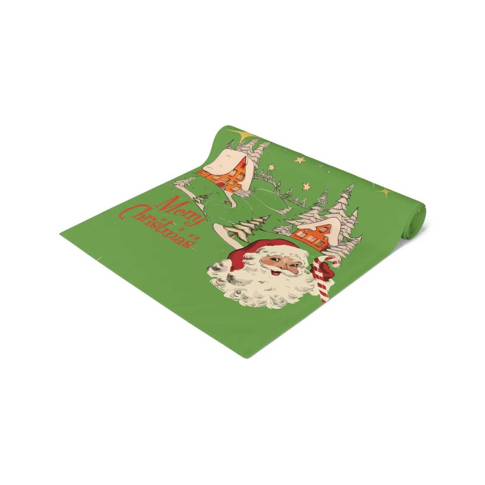 Christmas Vintage Christmas table pusherholiday snow table flag durable Christmas party table pusher home dining and holiday decoration Y251113