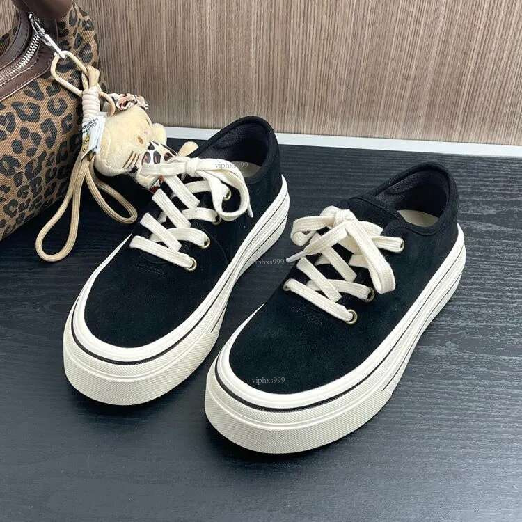 New free shipping designer shoes Autumn new breathable casual board 2024 thick sole height increasing trend sports versatile single shoe lightweight w
