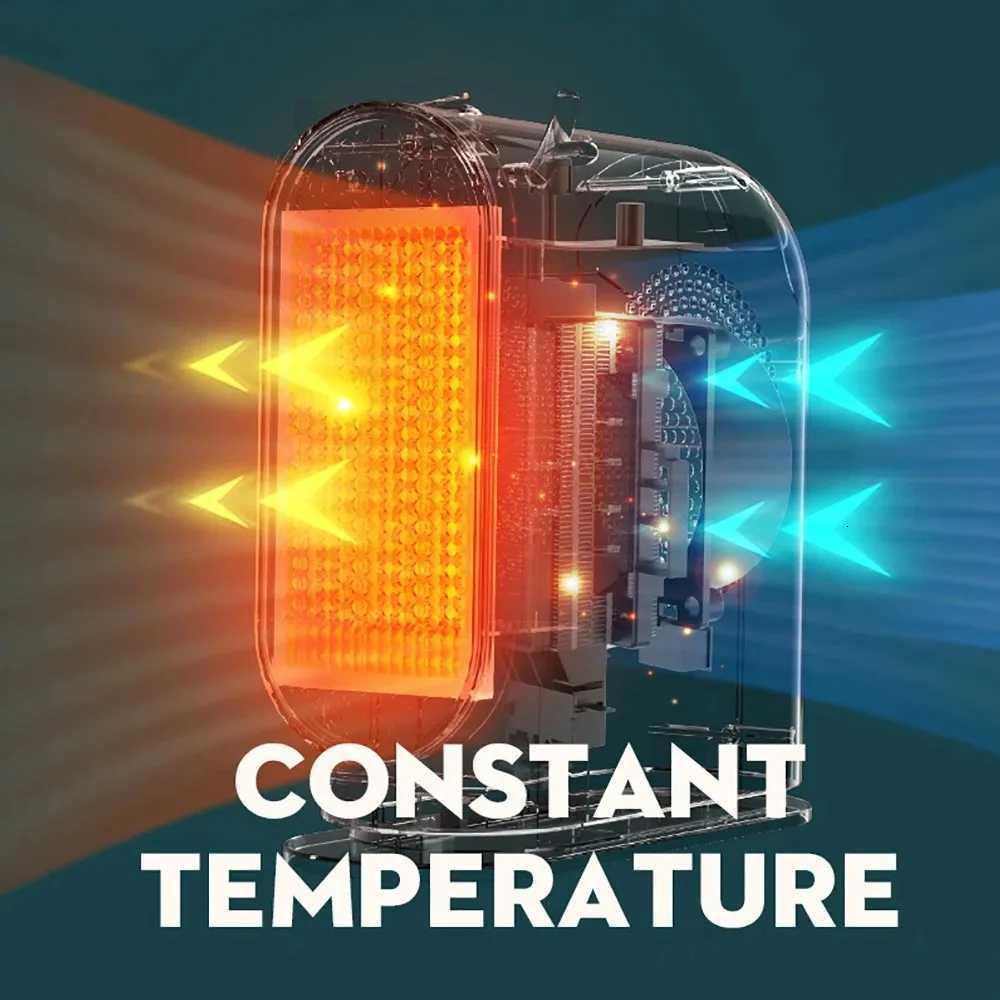 Desktop Electric Heater 500W Portable Home Electric Heater Intelligent Thermostat Fan Winter Electric Heater Heating Tools Y251113