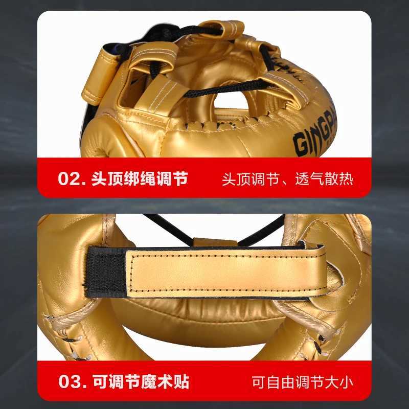Cross Beam Enclosed Head Protection Nose Bridge Boxing And Fighting Helmet MMA Full Surround Training Protective Helmet Z251112