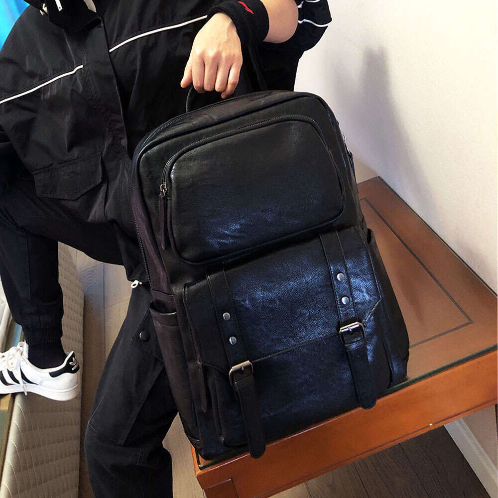Backpack men's large capacity new Korean version trendy casual computer travel bag college student backpack