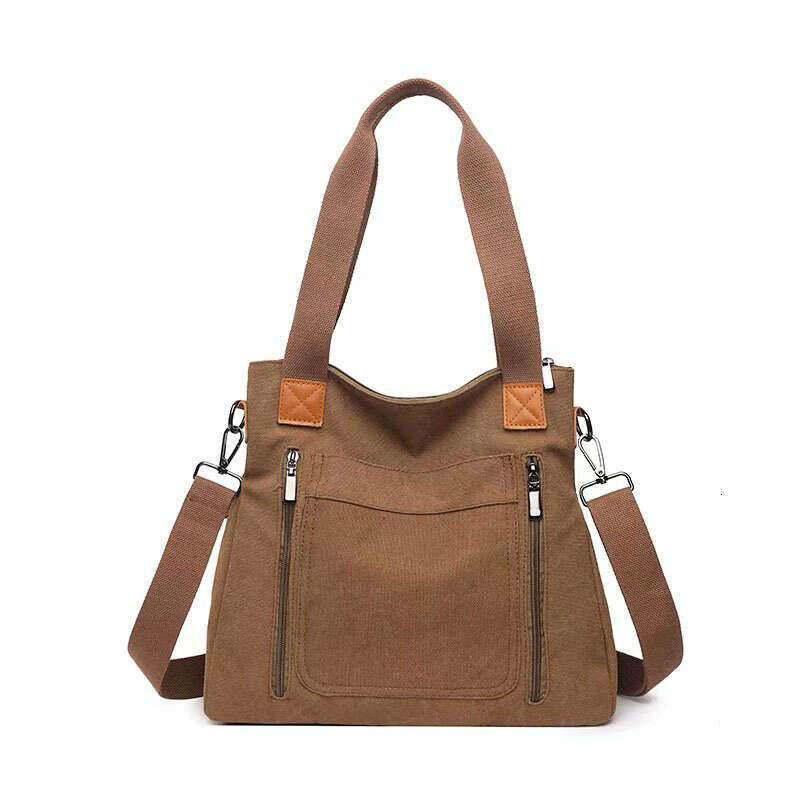 Large Capacity Canvas Casual Korean Fashion Tote Minimalist File New Women's Bag