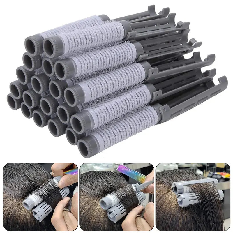16/20PCS/Box Hair Perm Roll Fluffy Perming Rod Hair Roller Curler Kit Perming Rods Curlers Hairdressing Salon Hair Styling Tool 250409