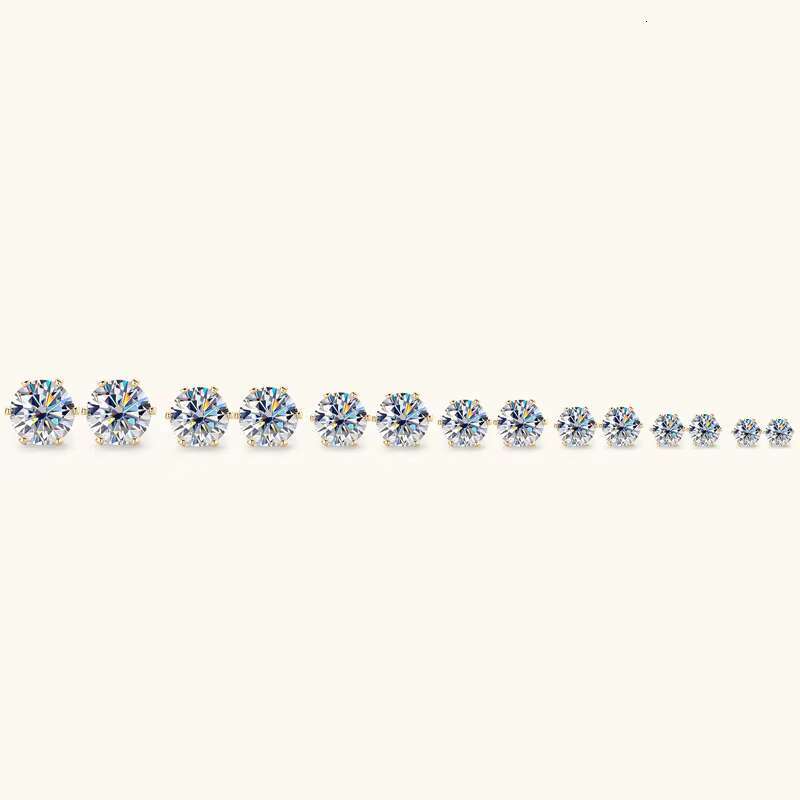 Hot Sale Moissanite Earrings for Women Niche Design High-end S925 Sterling Silver Earrings for Women