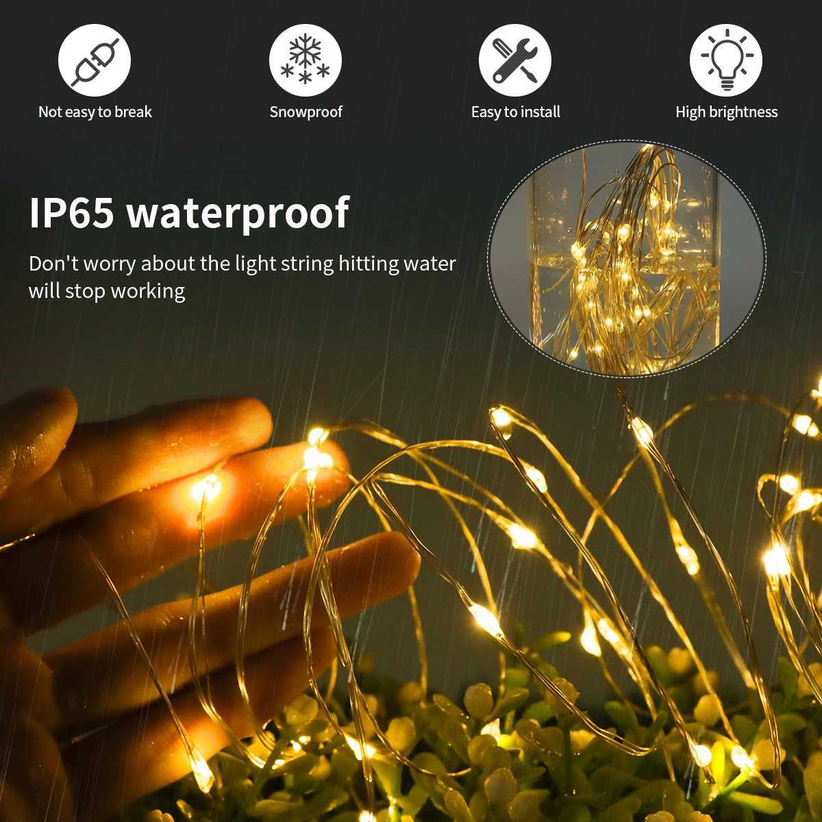 10M-100M LED String Fairy Light 220V EU Power Supply Waterproof Outdoor Garden Garland Holiday Wedding Christmas Decoration Lamp M251113