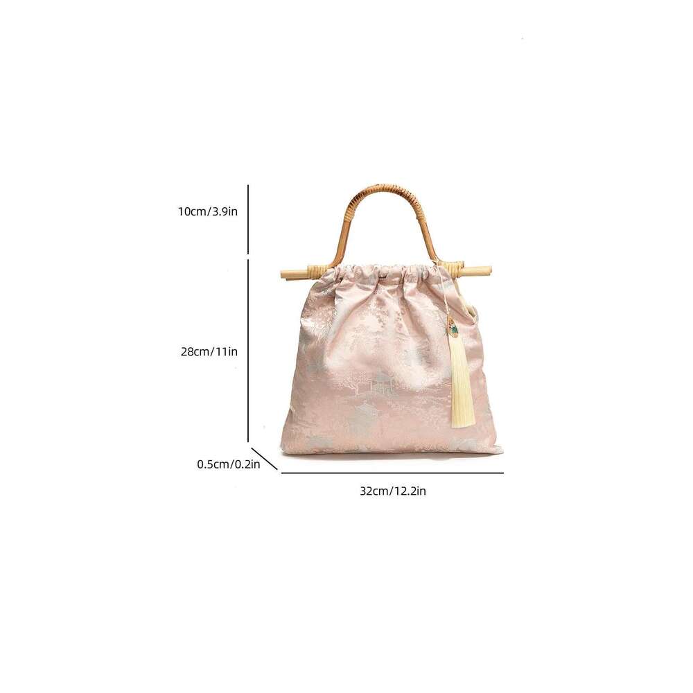 Fashion Handbag For Women 2024 New Chinese Style Versatile Bucket Bag