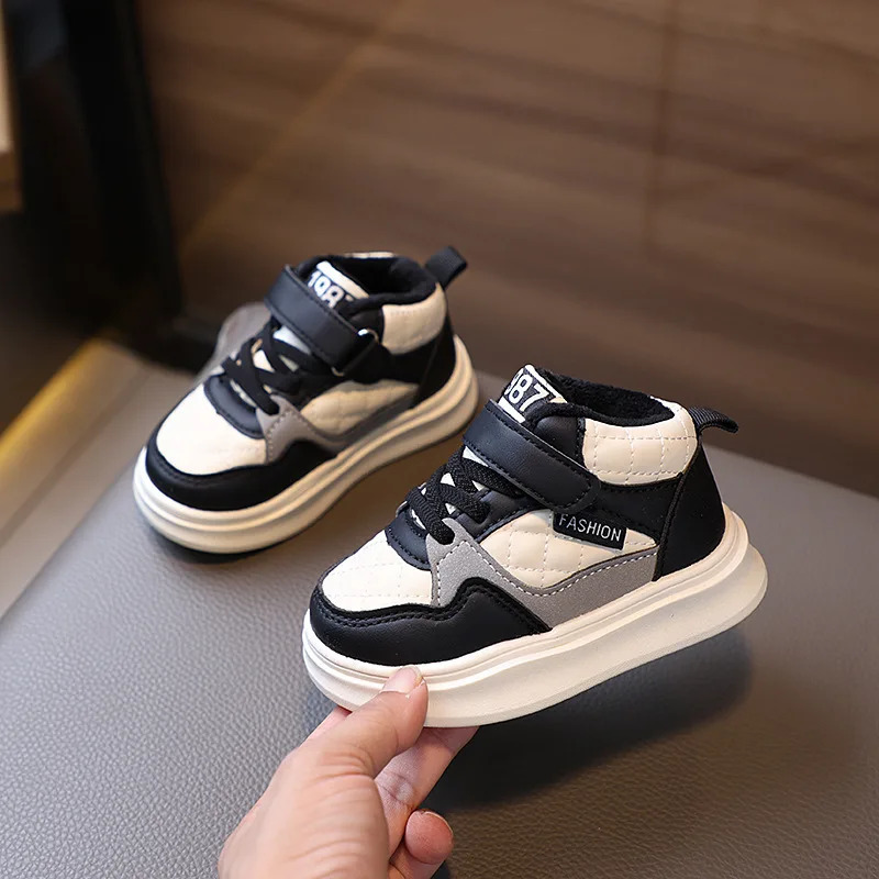 Baby Winter Warm Board Toddler Shoes Children Fashion Outdoor Sports Shoe Girls Boys Casual Soft Sole Anti Slip Sneakers C260130
