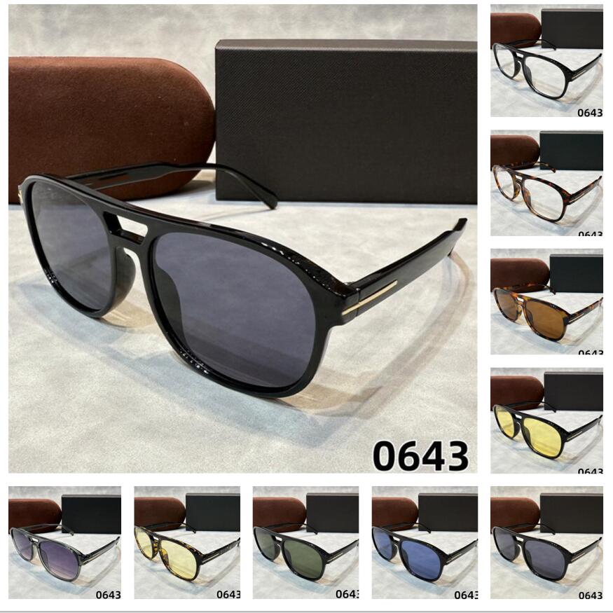 0643 Top luxury Sunglasses lens designer womens Mens Goggle senior Eyewear For Women eyeglasses frame Vintage Metal Sun Glasses