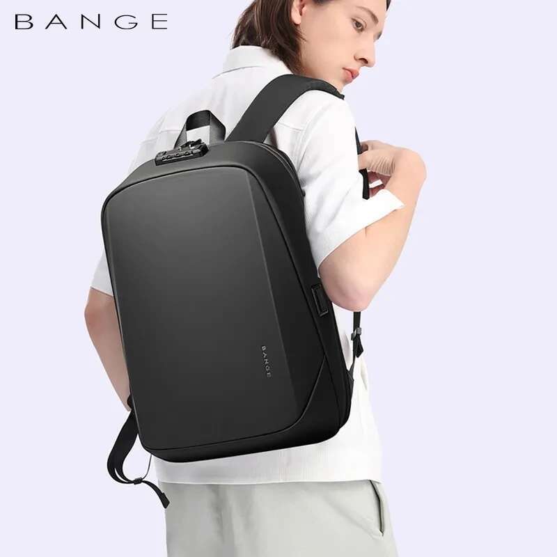BANGE Brand Laptop Anti-Theft Waterproof School Backpacks USB Travel Bag Backpack Business Male 2024